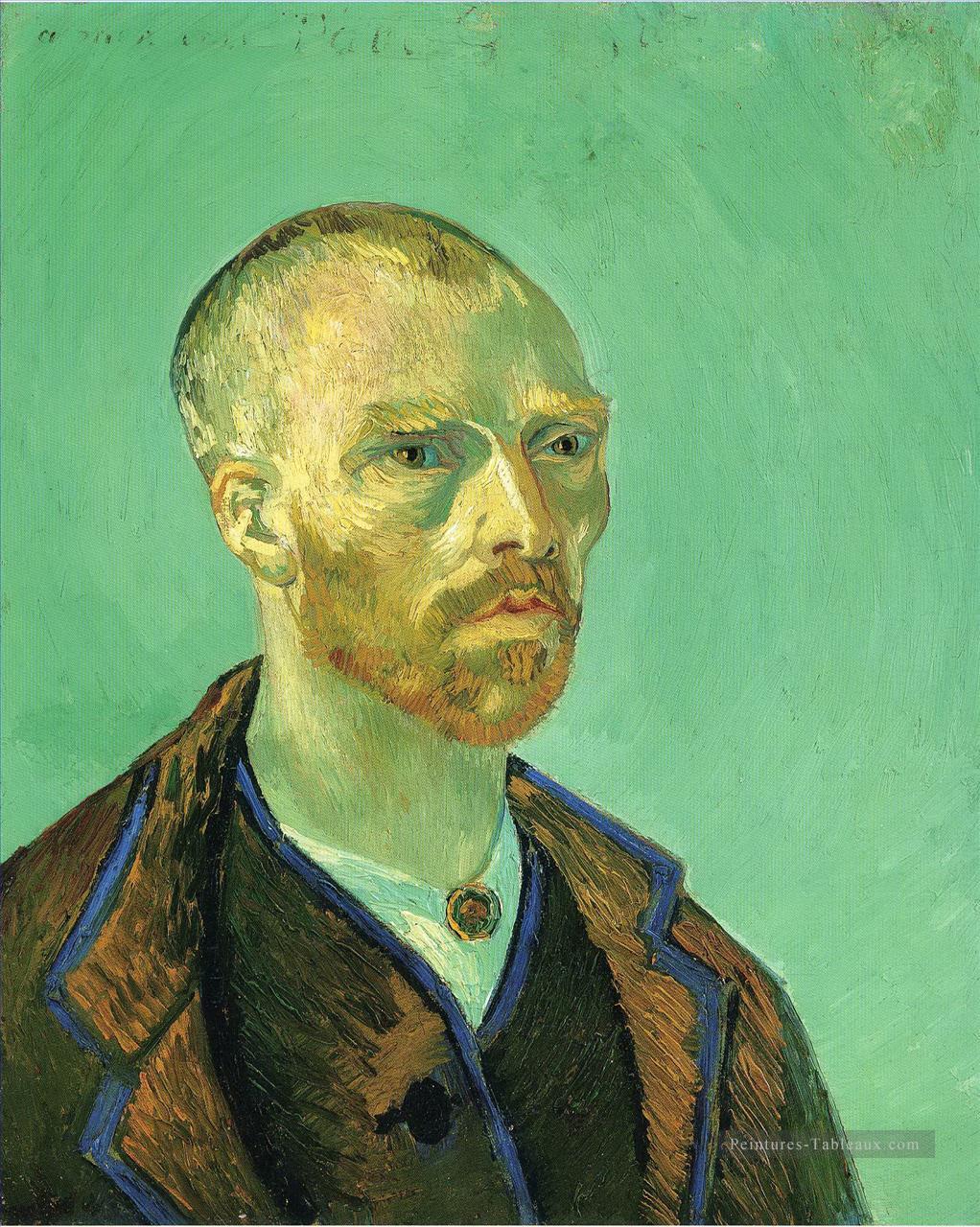 Autoportrait dédié à Paul Gauguin Vincent van Gogh Peintures à l'huile
